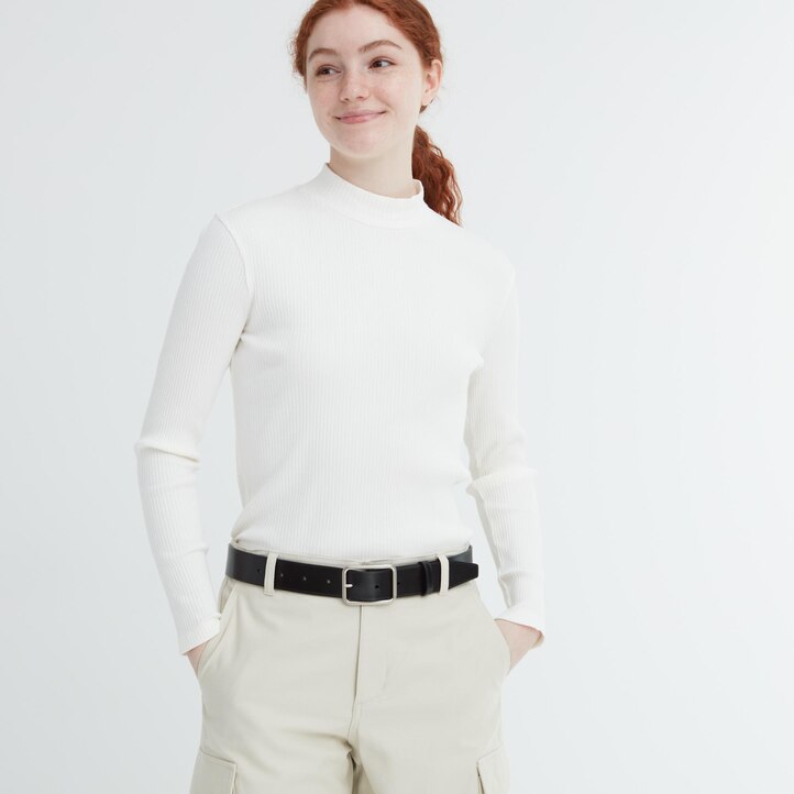 UNIQLO Wide Belt Svarte | 80RJHZNQK