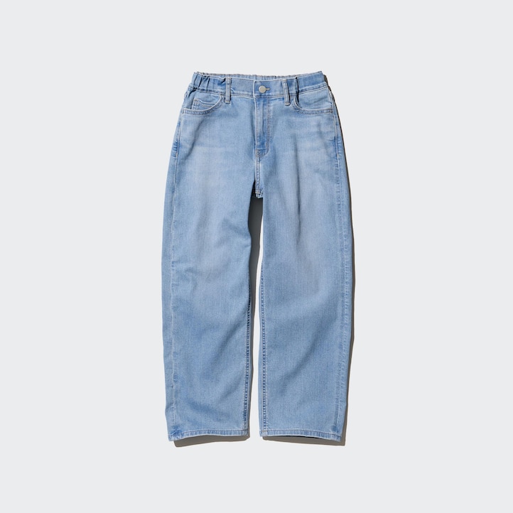 UNIQLO Wide Leg Jeans Blå | 87KQJZPRM