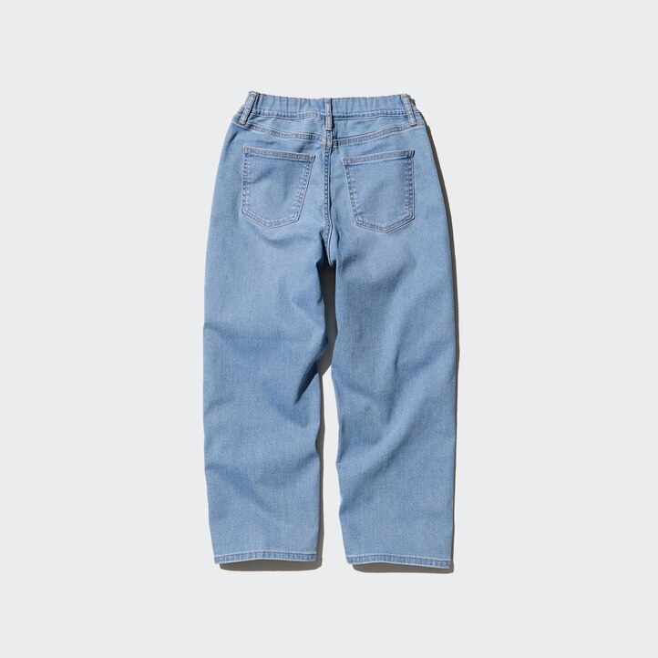 UNIQLO Wide Leg Jeans Blå | 87KQJZPRM