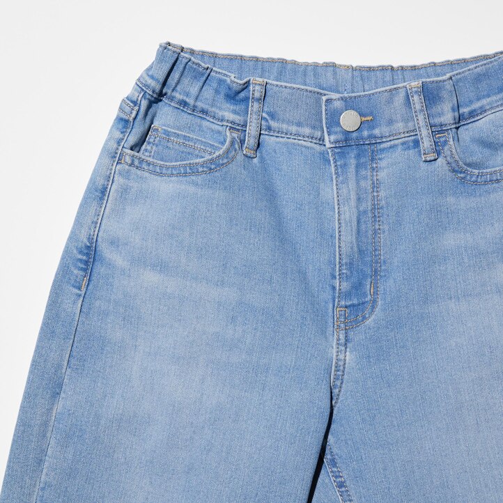 UNIQLO Wide Leg Jeans Blå | 87KQJZPRM