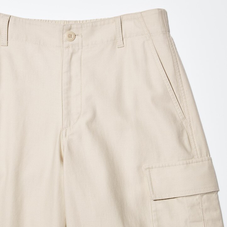 UNIQLO Wide Straight Leg Cargo Trousers Mørke | 07IFTSVKR