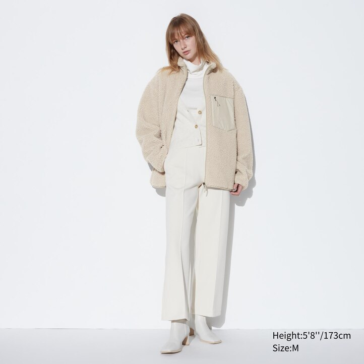 UNIQLO Windproof Outer Fleece Jacket Mørke | 89YBQITUF