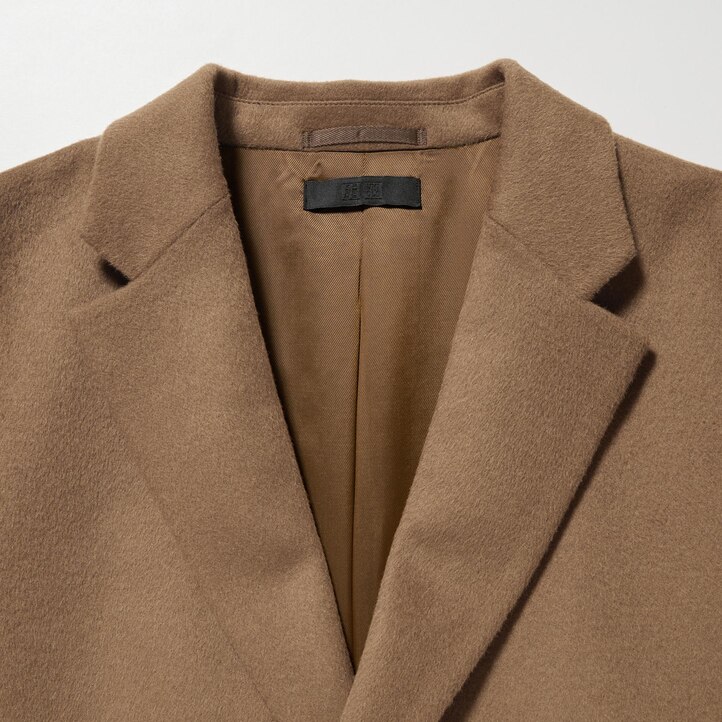 UNIQLO Wool Blend Chesterfield Coat Svarte | 30APGTWYK